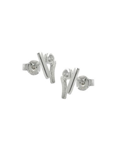 Stud Örhängen Zirconia Crystals Silver 925
