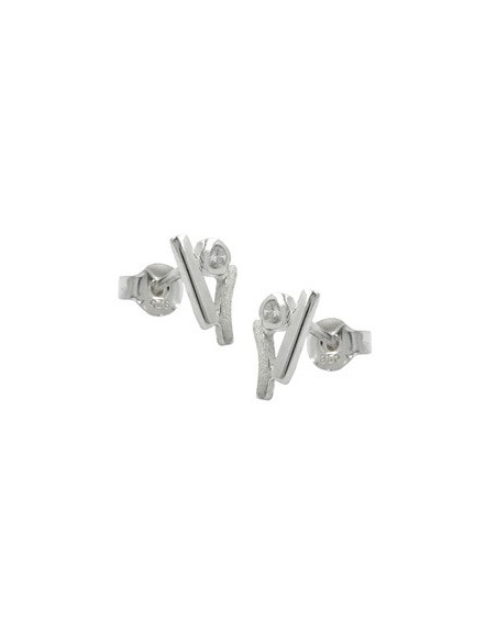 Stud Örhängen Zirconia Crystals Silver 925