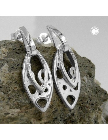Stud Örhängen Zirconia Silver 925
