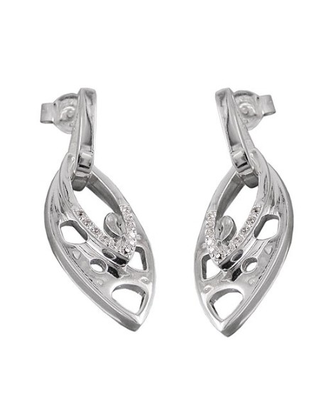 Stud Örhängen Zirconia Silver 925