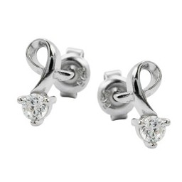 Stud Örhängen Zirconia Silver 925