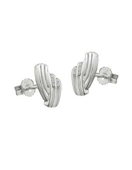 Stud Örhängen Zirconia Silver 925