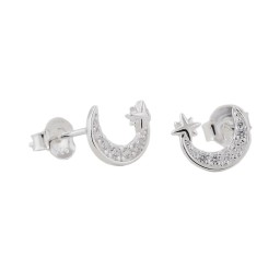 Stud Örhängen Zirconia Silver 925