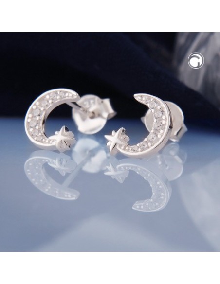 Stud Örhängen Zirconia Silver 925