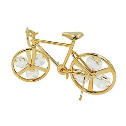 Track Bicyle With Crystal Elements
