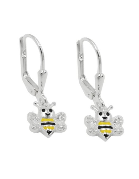 Örhänge Bees With Zirconia Silver 925
