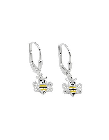 Örhänge Bees With Zirconia Silver 925