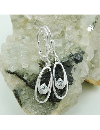 Örhänge Circle With Pearl Silver 925