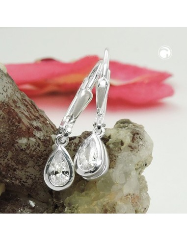 Örhänge Drop With Zirconia Silver 925