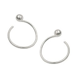 Örhänge Ear Cuffs Spiral Ball Silver 925