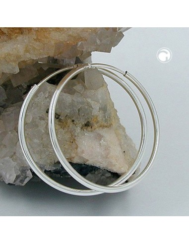 Örhänge Hoop 32 Mm Silver 925