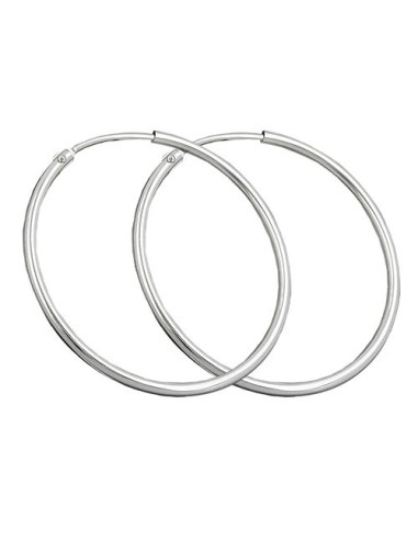 Örhänge Hoop 32 Mm Silver 925