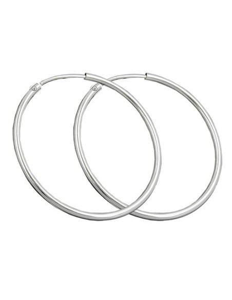 Örhänge Hoop 32 Mm Silver 925