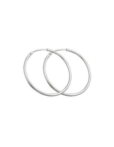 Örhänge Hoop 32 Mm Silver 925