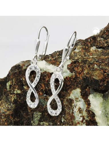 Örhänge Infinity Zirconia Silver 925