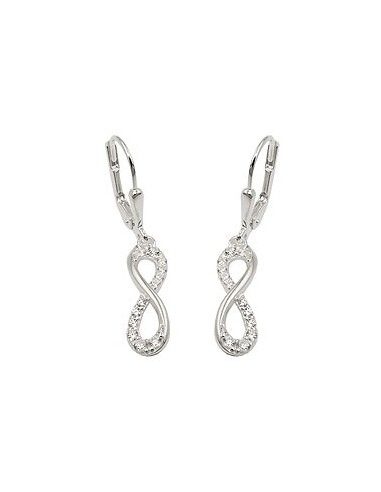 Örhänge Infinity Zirconia Silver 925