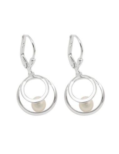 Örhänge Rings With Pearl Silver 925