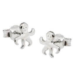 Örhänge Studs Octopus Silver 925