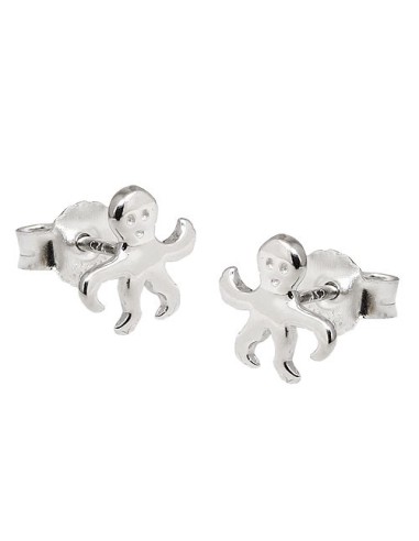 Örhänge Studs Octopus Silver 925