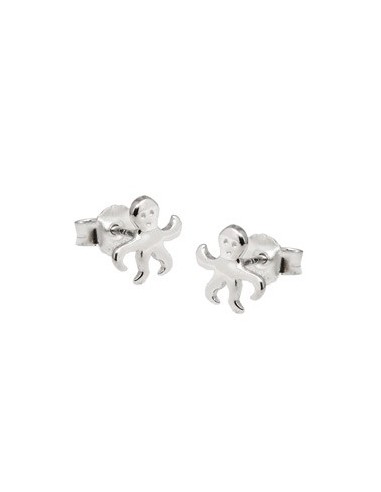 Örhänge Studs Octopus Silver 925