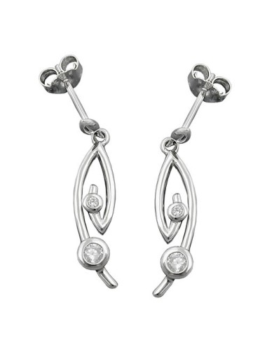 Örhänge Studs Zirconia Silver 925