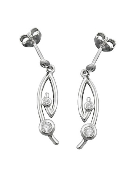 Örhänge Studs Zirconia Silver 925
