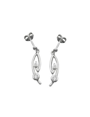 Örhänge Studs Zirconia Silver 925