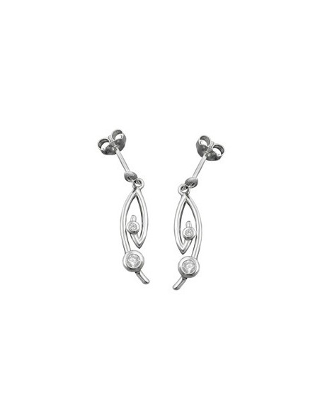 Örhänge Studs Zirconia Silver 925