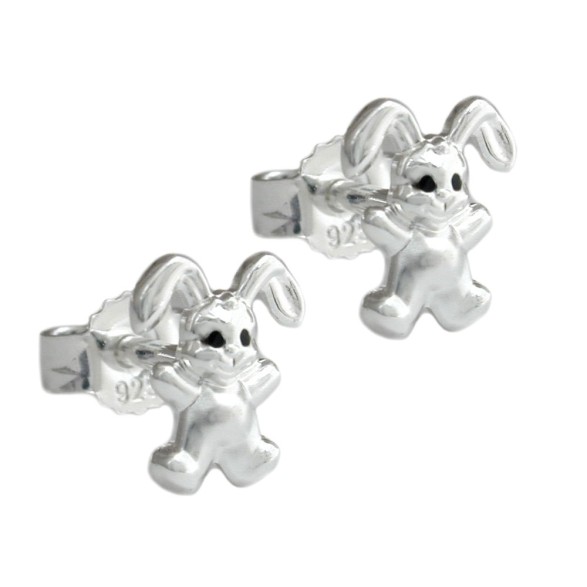 Örhängen 7mm Small Hare Silver 925