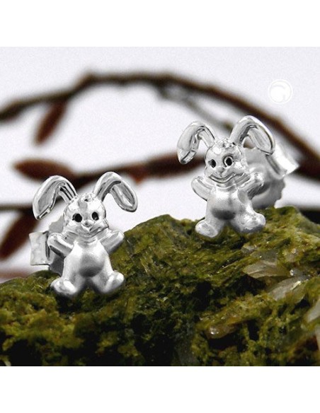 Örhängen 7mm Small Hare Silver 925