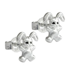 Örhängen 7mm Small Hare Silver 925