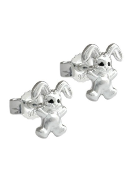 Örhängen 7mm Small Hare Silver 925