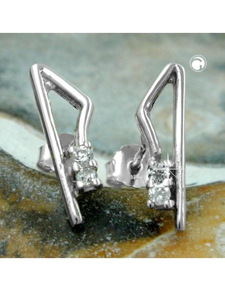 Örhängen Fantasy Zirconia Silver 925