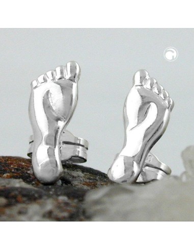 Örhängen Feet Polished Silver 925
