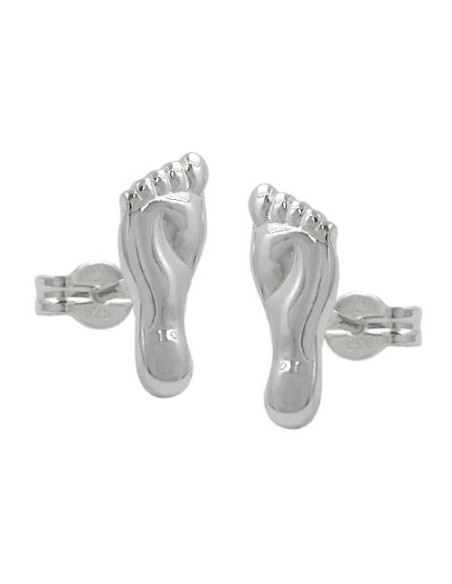 Örhängen Feet Polished Silver 925