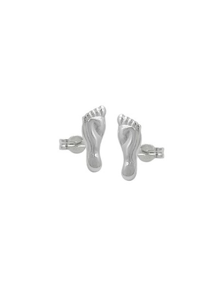 Örhängen Feet Polished Silver 925