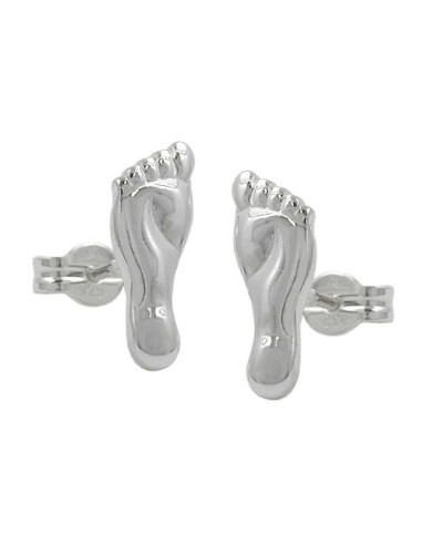 Örhängen Feet Polished Silver 925