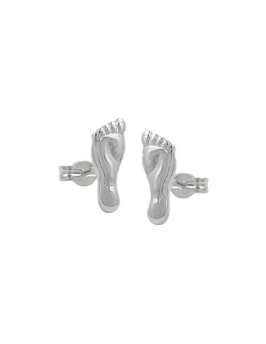 Örhängen Feet Polished Silver 925