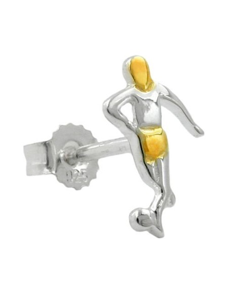 Örhängen Football Player Silver 925