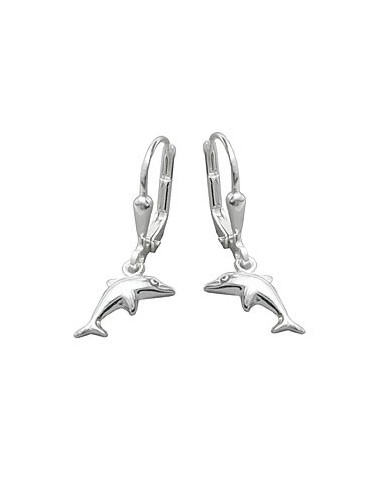 Örhängen Leverback Dolphins Silver 925