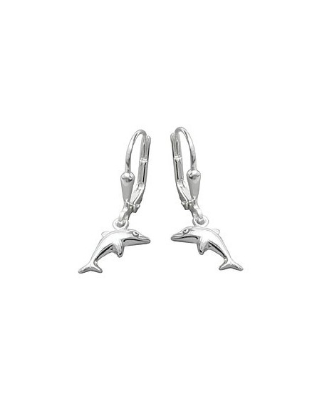 Örhängen Leverback Dolphins Silver 925