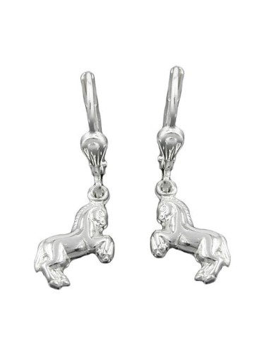 Örhängen Leverback Horse Silver 925