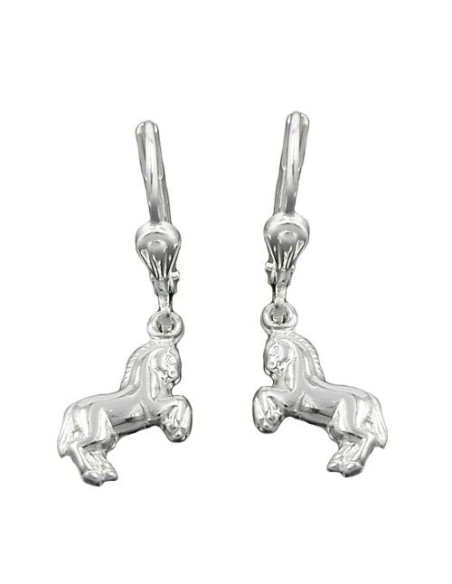Örhängen Leverback Horse Silver 925