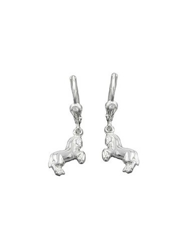 Örhängen Leverback Horse Silver 925