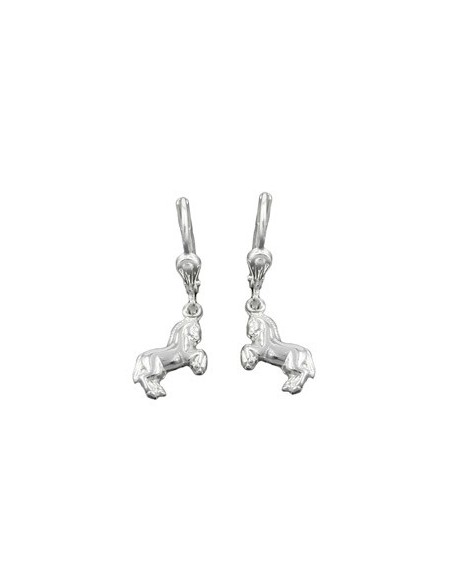 Örhängen Leverback Horse Silver 925