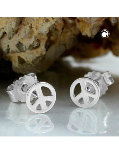 Örhängen Peace-Symbol Silver 925