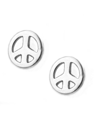 Örhängen Peace-Symbol Silver 925