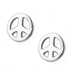 Örhängen Peace-Symbol Silver 925