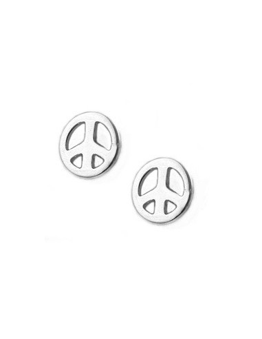 Örhängen Peace-Symbol Silver 925