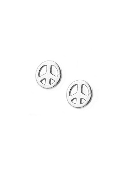 Örhängen Peace-Symbol Silver 925